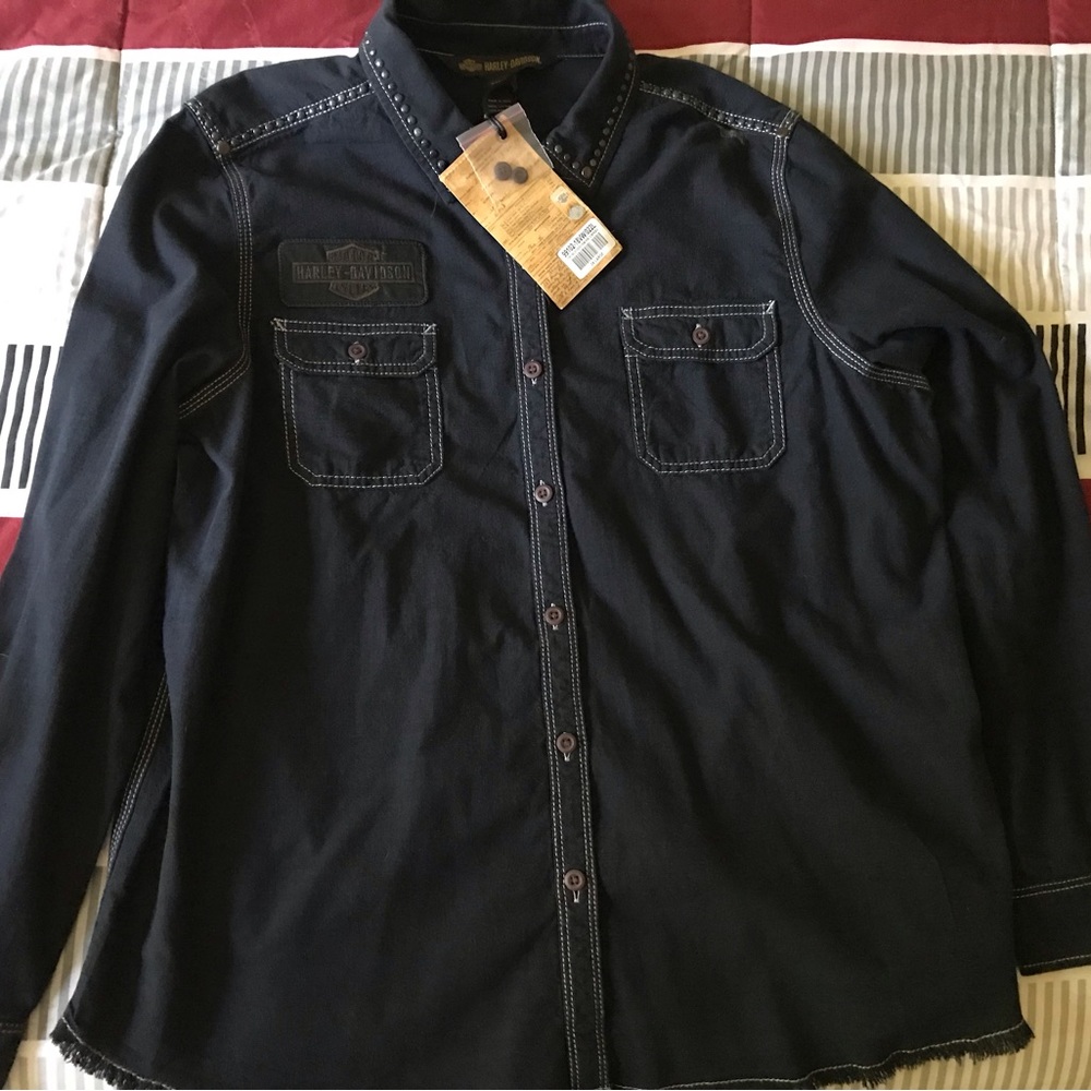 Long Sleeve Button Down Harley Women’s shirt